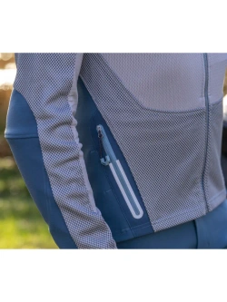 Koszula z ochraniaczami Knox Urbane Pro Move niebiesko-szara