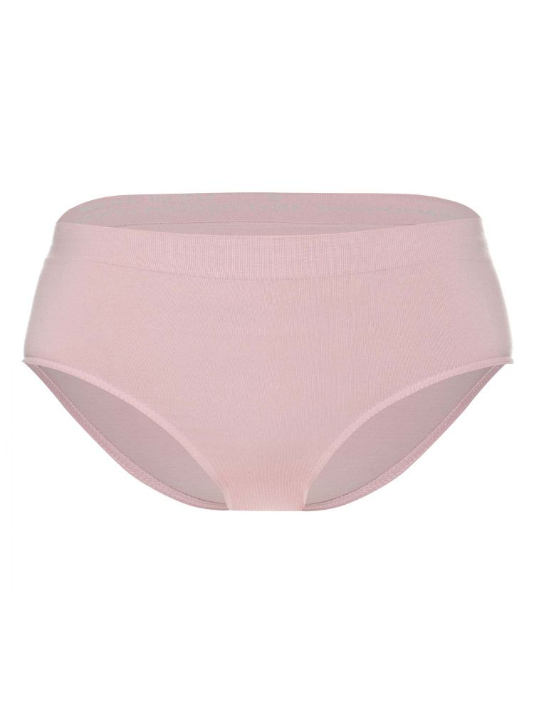 Majtki damskie hipster Brubeck Classic Comfort Cotton z wysokim stanem, różowe