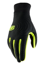 Rękawice cross 100% Brisker Xtreme fluo-czarne