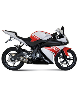 Pełny układ wydechowy (Suono) MIVV do Yamaha YZF-R125 (08-13) srebrny