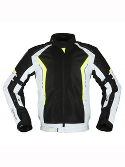 Kurtka motocyklowa Modeka Khao Air czarno-popielato-neonowa
