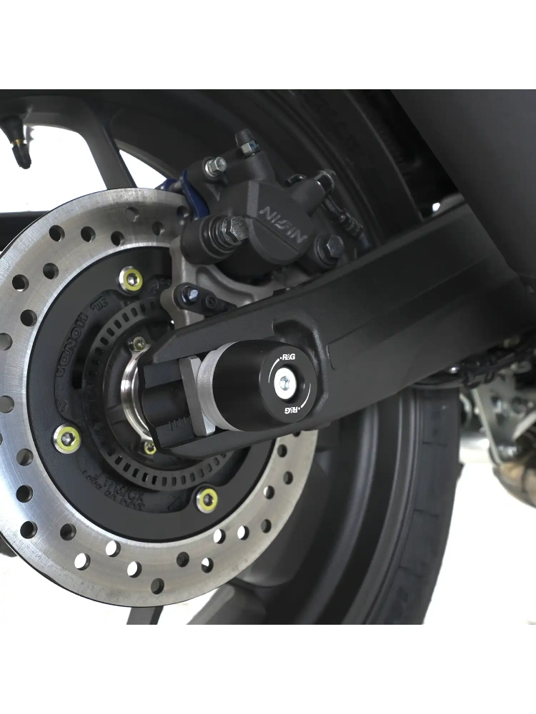 Slidery wahacza R&G Racing Honda CB 1000 Hornet/ SP (25-)/ CB 1000 GT (26-) z rolkami APEX Cotton Reels czarne