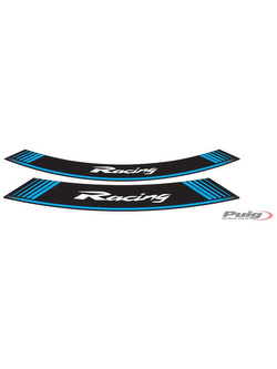 Paski na felgi PUIG - wzór Racing (niebieskie)