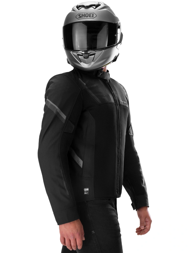 Kurtka motocyklowa tekstylna Shima Rush 3.0 Air G2 czarna