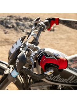 Rękawice cross Biltwell Baja czerwono-czarne