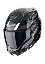 Kask szczękowy Scorpion Exo-Tech Evo Conquer czarno-biały