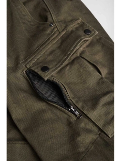 Jeansy motocyklowe Pando Moto Mark AAA zielone