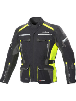 Kurtka motocyklowa tekstylna Büse Highland II czarno-żółta