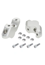 Podwyższenie kierownicy Hepco&Becker Triumph Scrambler 1200 XEC (19-23) [30 mm w górę, 20 mm w tył] srebrne