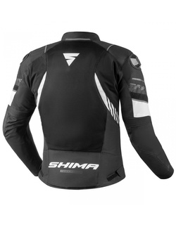 Kurtka motocyklowa tekstylna Shima Mesh Pro 2.0 czarno-biała