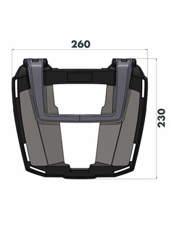 Stelaż pod kufer centralny Hepco&Becker Easyrack BMW F 900 GS (24-)
