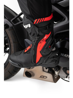 Buty motocyklowe Shima VRX-3 czarno-czerwone