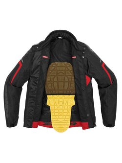 Kurtka motocyklowa tekstylna Spidi Sportmaster H2Out czarno-czerwona
