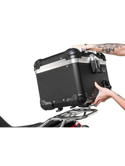 Kufer centralny Touratech ZEGA EVO z anodowanego aluminium "And-S" RapidTrap [38L] czarny