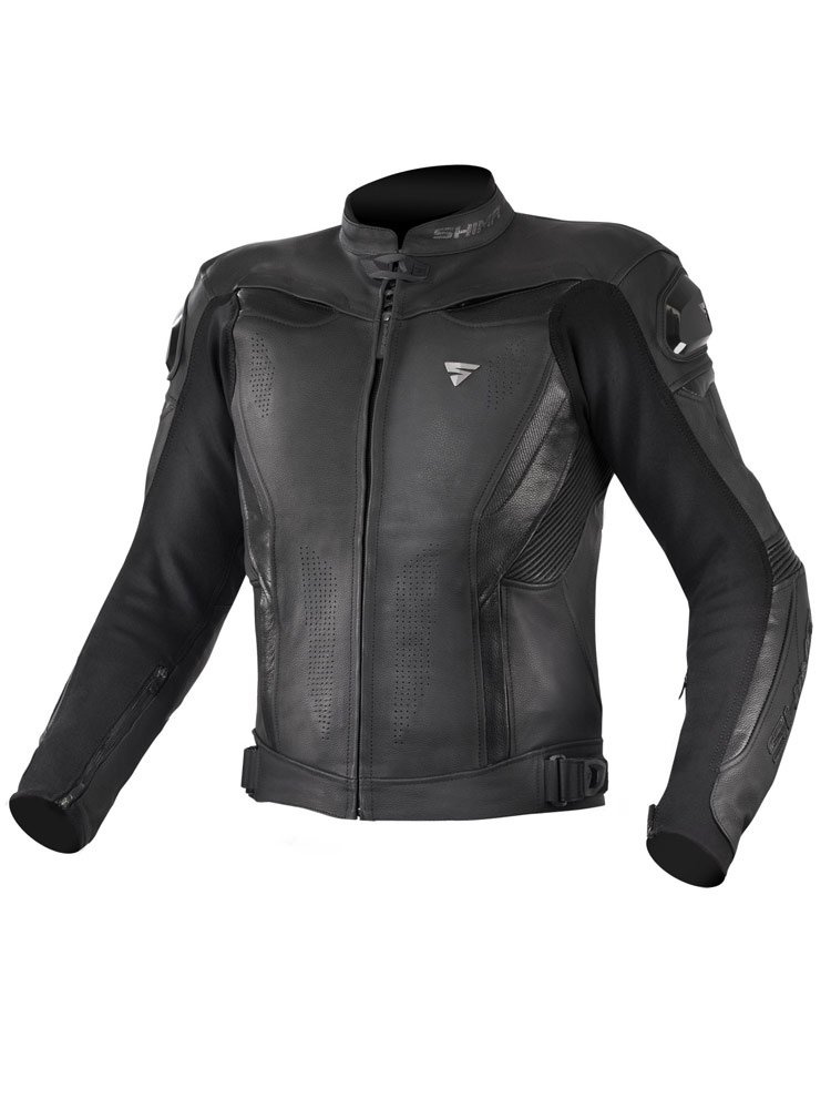 Kurtka motocyklowa skórzana Shima Chase czarna