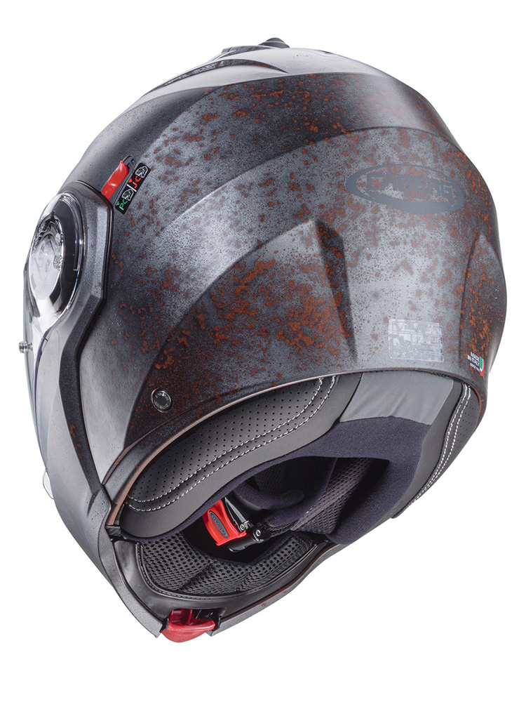 Kask szczękowy Caberg Duke Evo Rusty szaro-brązowy