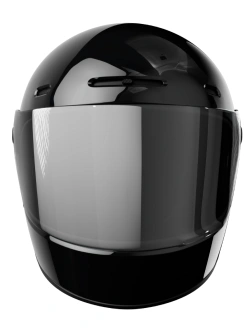 Kask integralny John Doe One czarny, połysk