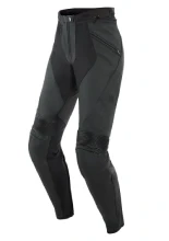 Spodnie motocyklowe damskie skórzane Dainese Pony 3 czarne