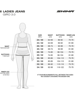 Jeansy motocyklowe damskie Shima Giro 3.0 khaki