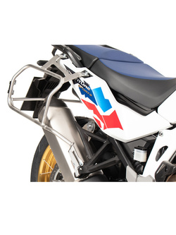 Zestaw: kufry boczne + stelaże Hepco&Becker Xplorer Cutout do Hondy CRF 1100L Africa Twin Adventure Sports (24-) srebrne