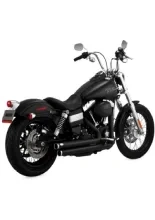 Pełny układ wydechowy Vance & Hines Big Shots Staggered Harley Davidson Dyna (wybrane modele) czarny matowy