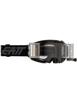 Gogle motocyklowe Leatt Velocity 3.5 Roll-Off Stealth z przezroczystą szybką