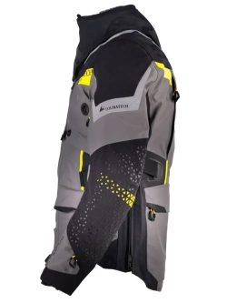 Kurtka motocyklowa tekstylna Touratech Companero Rambler Pro szaro-czarno-żółta