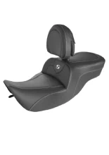 Kanapa motocyklowa dla kierowcy i pasażera z oparciem Saddlemen Roadsofa CF Harley Davidson FLHR/ FLHX (wybrane modele) (97-07)