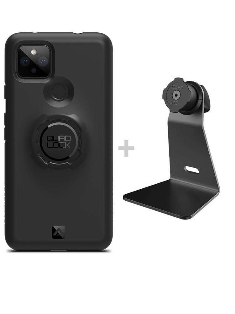 Zestaw na biurko: etui na telefon Google Pixel 4a (5G) + uchwyt Quad Lock