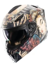 Kask modułowy Icon Threshold™ Odokuro czarno-brązowo-niebieski