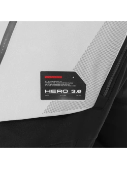 Spodnie motocyklowe tekstylne Shima Hero 3.0 szaro-niebieskie