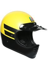 Kask integralny AGV X101 Dust żółto-czarny matowy