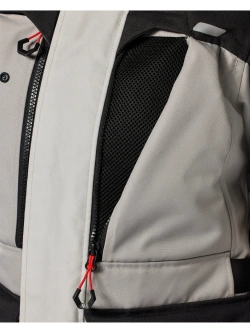 Kurtka motocyklowa damska tekstylna REV’IT! Outback 5 H2O szaro-czarna