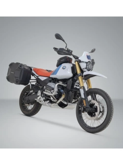 Zestaw: kufry boczne DUSC M i L + stelaże PRO SW-Motech BMW R12 G/ S (25-) [poj.: 33l + 41l]