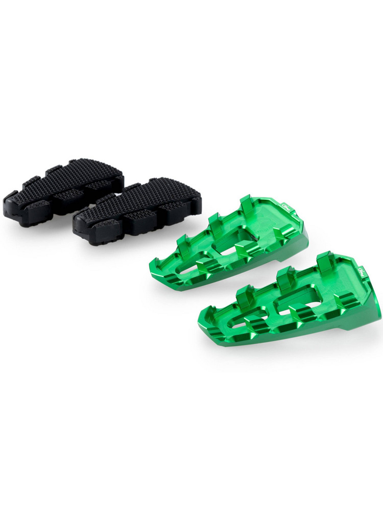 Podnóżki PUIG Trail 2.0 zielone