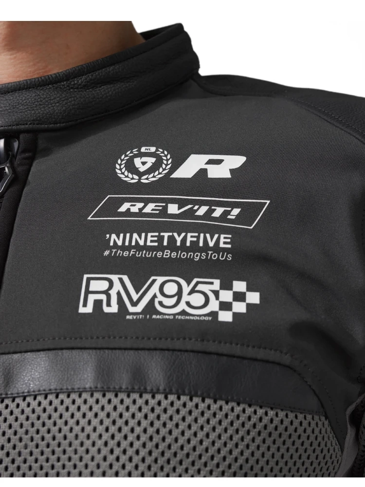Kurtka motocyklowa tekstylna REV’IT! Swiftblade czarno-czerwona