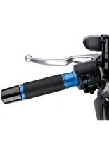 Manetki PUIG 3553 Hi-Tech Ascent do kierownic o średnicy 22 [mm] niebieskie