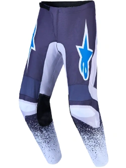Spodnie cross Alpinestars MX Fluid Drag czarno-szaro-niebieskie