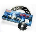 HONDA CB 500R/ S zestaw napędowy DID525 ZVMX ZŁOTY SUPER STREET(X-ring hiper-wzmocniony) zębatki SUNSTAR