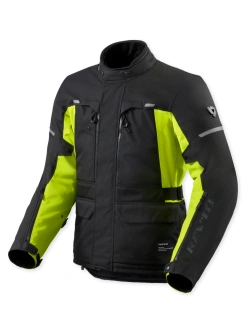 Kurtka motocyklowa tekstylna REV’IT! Outback 5 H2O czarno-fluo żółta
