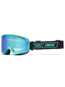Gogle motocyklowe iMX Endurance Race zielono-czarne matowe