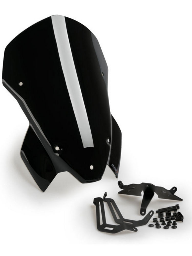 Owiewka PUIG Naked New Generation Touring BMW S1000R (21-) (bez oryginalnego wspornika) czarna