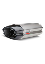 Tłumiki motocyklowe Slip-On Line (Suono) MIVV do Yamaha FZ6 / Fazer (04-11) srebrne