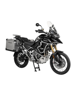Zestaw: kufry boczne aluminiowe srebrne Zega Pro + stelaże srebrne Touratech Triumph Tiger 1200 (22-) [poj.: 31+38l]
