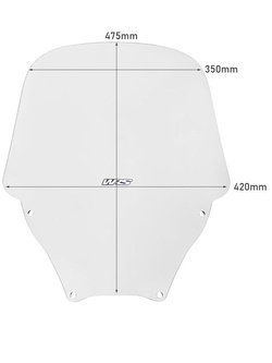 Szyba do skutera WRS Standard Honda Forza 125/ 350 (21-) przezroczysta