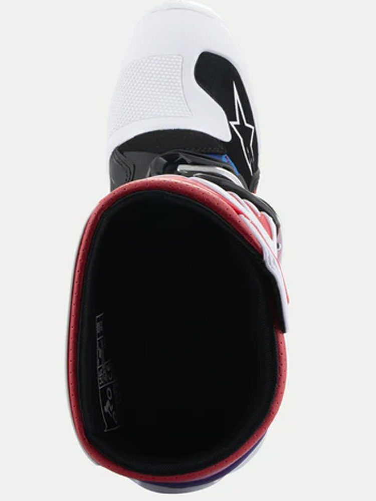 Buty enduro dziecięce Alpinestars MX Tech 7S czarno-biało-czerwone