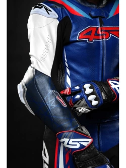 Kombinezon motocyklowy dwuczęściowy 4SR RR AR niebieski