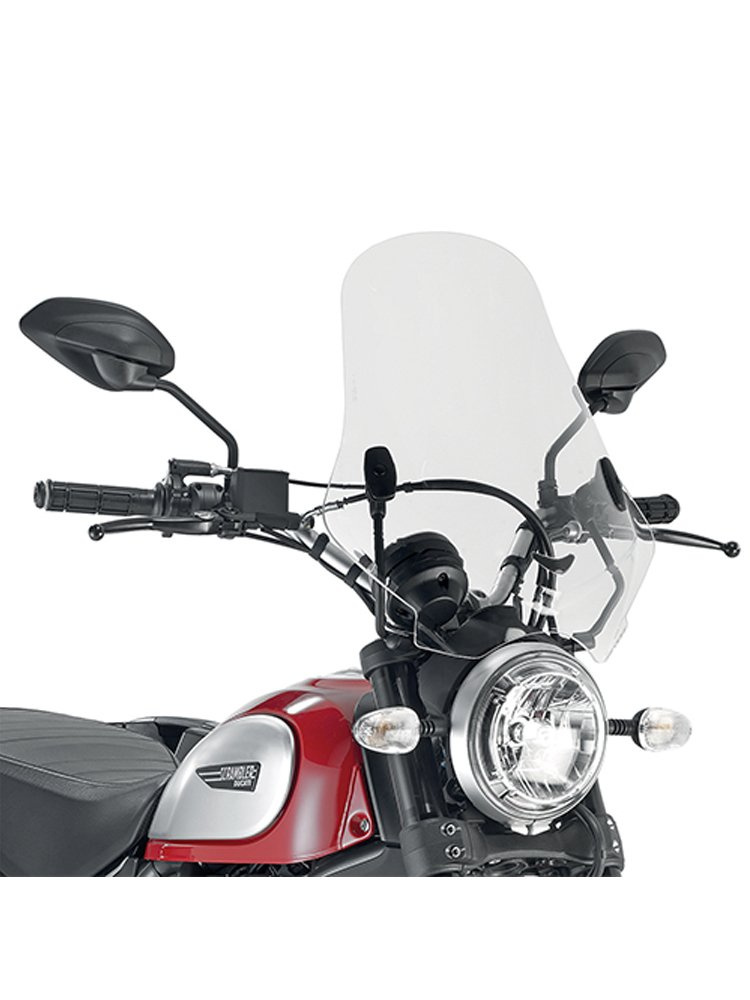 Szyba motocyklowa Givi do Ducati Scrambler 400 (16-21)/ Icon 800 (15-21) przezroczysta