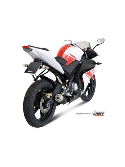 Pełny układ wydechowy (GP) MIVV do Yamaha YZF R125 (08-13) carbon