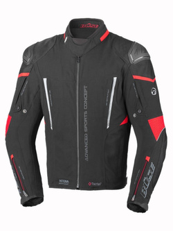 Kurtka motocyklowa tekstylna Büse Rocca czarno-czerwona